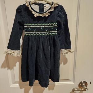 Lallie London Smocked Dress Girls Size 2